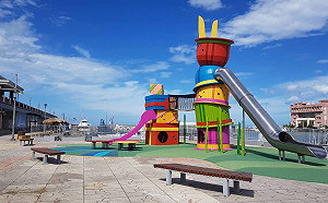 新北漁人碼頭煙火暨幾米溜溜帽遊樂場   國慶連假登場