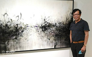 呂榮琛《光的禮讚》展期延至11月底 雙十國慶派對分享創作理念