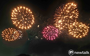 新北漁人碼頭煙火秀精彩登場  幾米溜溜帽遊樂場熱鬧啟用