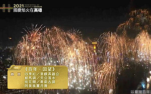 睽違20年！國慶焰火在高雄登場 小戴現身教蔡總統揮拍