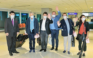 結束參訪行程  法國參議院友台小組主席李察返國