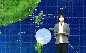 (影) 圓規颱風預計明清晨逐漸離台 但降雨仍會持續