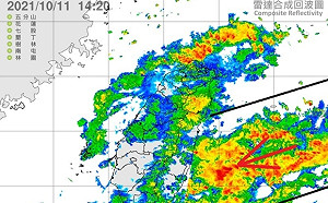 圓規颱風強降雨！鄭明典警告：超長雨帶接近將有一陣持續雨勢