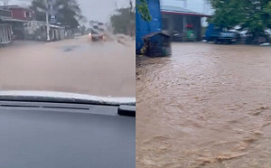 圓規狠甩尾！台東淹水慘況曝 5鄉急停班課民怨沸騰