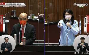 鄭麗文批蘇揆不敢正面回應 苦苓酸兩隻「變色龍」姐妹花 可以結拜