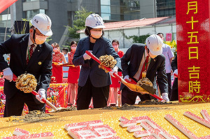 是方電訊智慧機房動土 蔡英文：強化台灣在印太的戰略地位
