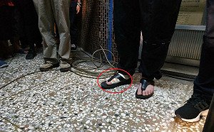 陳柏惟苦行第四天腳傷包紮 支持者留言不捨「留下他」