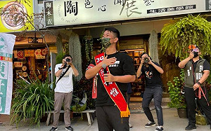 罷免倒數黃金周日 評論員張宇韶到場力挺陳柏惟