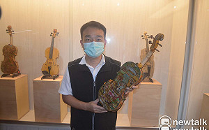 偏鄉傳奇  嘉縣大埔年輕村長用漂流木打造小提琴新世界
