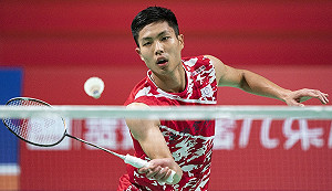 周天成3局落敗　丹麥公開賽止步8強