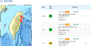 連3震！宜蘭30年來最大地震 規模6.5 氣象局：3天內恐有超過4以上餘震