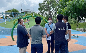 新北市議員金瑞龍爭取員山公園改善經費2千萬元！