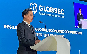 吳釗燮斯洛伐克演講：籲理念相近夥伴 進一步合作