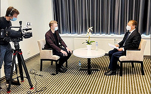 接受立陶宛3媒體專訪 龔明鑫：立陶宛經貿佈局 強化台歐關係連結