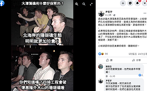 譏四接破壞珊瑚礁小綠粉不吭聲 小聖蚊：黨若開發苗栗 他們會說石虎是害蟲