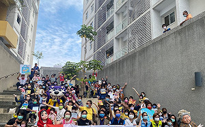 台中「閱讀起步走」前進社宅  結合藝文表演親子同樂