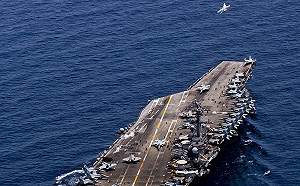 讓解放軍戰機「撲空」！卡爾文森「繞道」出南海 中國反而更要擔心