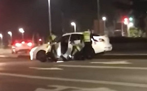 嘉義男拒檢想落跑　警連轟6槍逮人