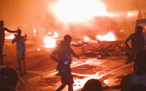 獅子山共和國首都傳油罐車爆炸事故 至少84人死亡