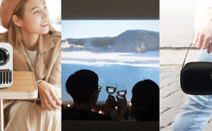 行動劇院輕鬆拎著走！十大人氣可攜式投影機　露營、在家都好用