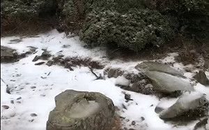 雪山降下入冬初雪！登山客嗨喊：媲美暴風雪