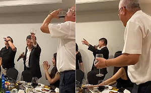 陳時中無罩嗨唱畫面流出 郭台強低調:我們不熟只是偶遇