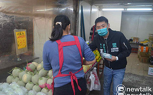 嘉義拼公投 民眾黨率先出擊東市場發文宣