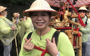 金山聖德宮半嶺訪源熱鬧起駕  侯友宜前往參拜祈福