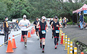 花蓮參加鐵人三項 馬英九游750公尺不喊累