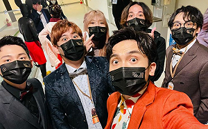 「龍K之亂」後首同框!黃豪平曬走鐘獎後台照 曝老K賀瓏互動