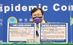 快訊》集檢所春節期間僅提供「7+7+7」方案者入住!莊人祥:需自行負擔前往及返家交通
