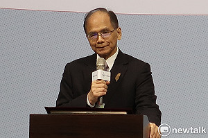 台灣智庫20週年 游錫堃引賴和名言「勇士當為義鬥爭」