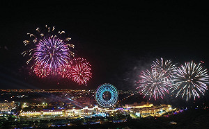 全台最大摩天輪 跨年燈光煙火秀動畫版搶先曝光!