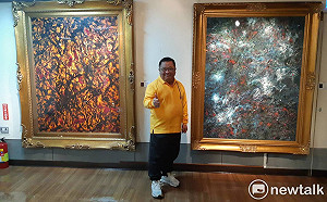 事業有成企業家圓夢 何宗烈重拾畫筆開畫展