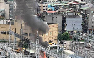 快訊》雙北停電!萬隆變電所爆炸起火 台電:積極處理中