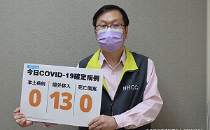 快訊》今本土＋0、境外13例！再度攔截1例Omicron個案