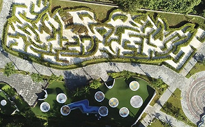 高市觀光局打造親子旅遊新亮點 澄清湖啟用全國最大「迷宮花園」