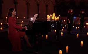 (影)凱特王妃平安夜首公開琴藝 感謝新冠疫情無名英雄