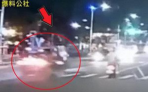 高雄酒駕最新影片曝光！一家四口遭撞飛兩層樓高 網友直呼｢心好痛｣