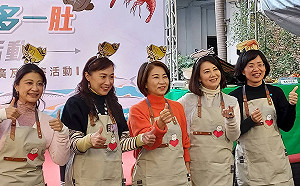 周春米再推廣屏東水產品 莊瑞雄、鍾佳濱也來了