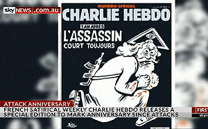 《查理周刊》恐攻1周年  出特刊譴責刺客
