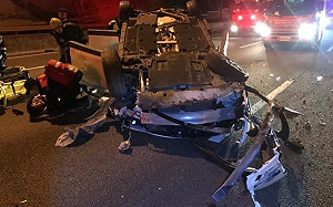 跨年酒駕上國道！失控撞前車釀4傷