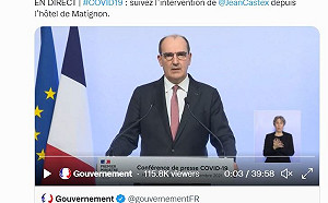 法國確診數飆高！政府祭禁令：6歲以上搭乘大眾運輸要戴口罩