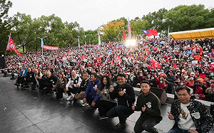 韓流有望捲土重來？一張圖看韓國瑜聲量對決蔡英文最新結果