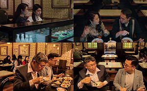 穿老派西裝現身《華燈初上》場景 柯文哲：還有機會客串嗎？