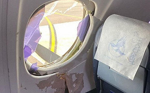 恐怖鳥襲! 鳥隻撞進英國客機螺旋槳 葉片折斷直直插進客艙