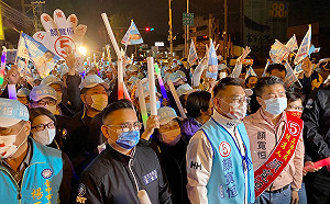 中二補選》國民黨團齊聚沙鹿 大批林佳龍抹黑造謠