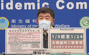 快訊》Omicron威脅社區 二級警戒即日起至1/24日！陳時中：口罩令再加嚴
