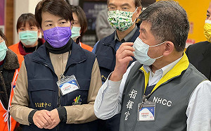 陪陳時中視察 黃珊珊提機場、防疫旅館人員一週內優先打第三劑