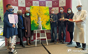 征服味蕾與視覺 陳炳臣畫展同步推出同名款藝術甜點